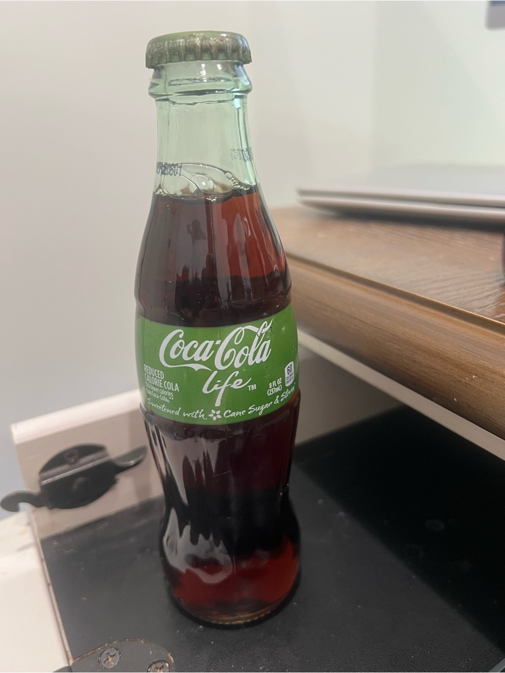 Coca-Cola Life green label glass bottle